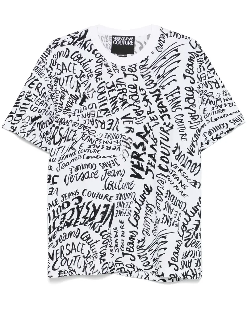 Versace Jeans Logomania T-Shirt - Weiß Weiß