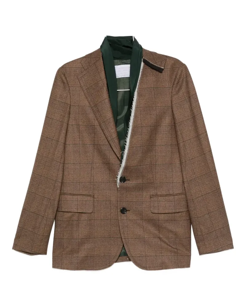 kolor Kariertes Sakko - Grün Grün