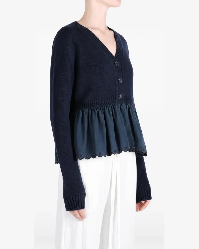 Cecilie Bahnsen Fubo Cardigan - Blau Blau
