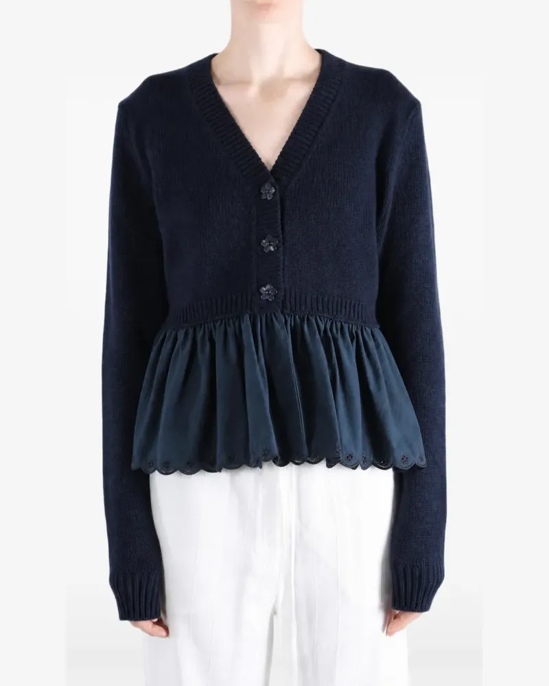 Cecilie Bahnsen Fubo Cardigan - Blau Blau