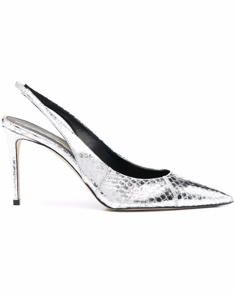 Scarosso x Brian Atwood Sutton Pumps - Silber Silber
