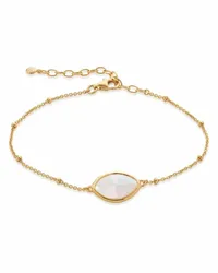 Monica Vinader Armband mit Mondstein Gold