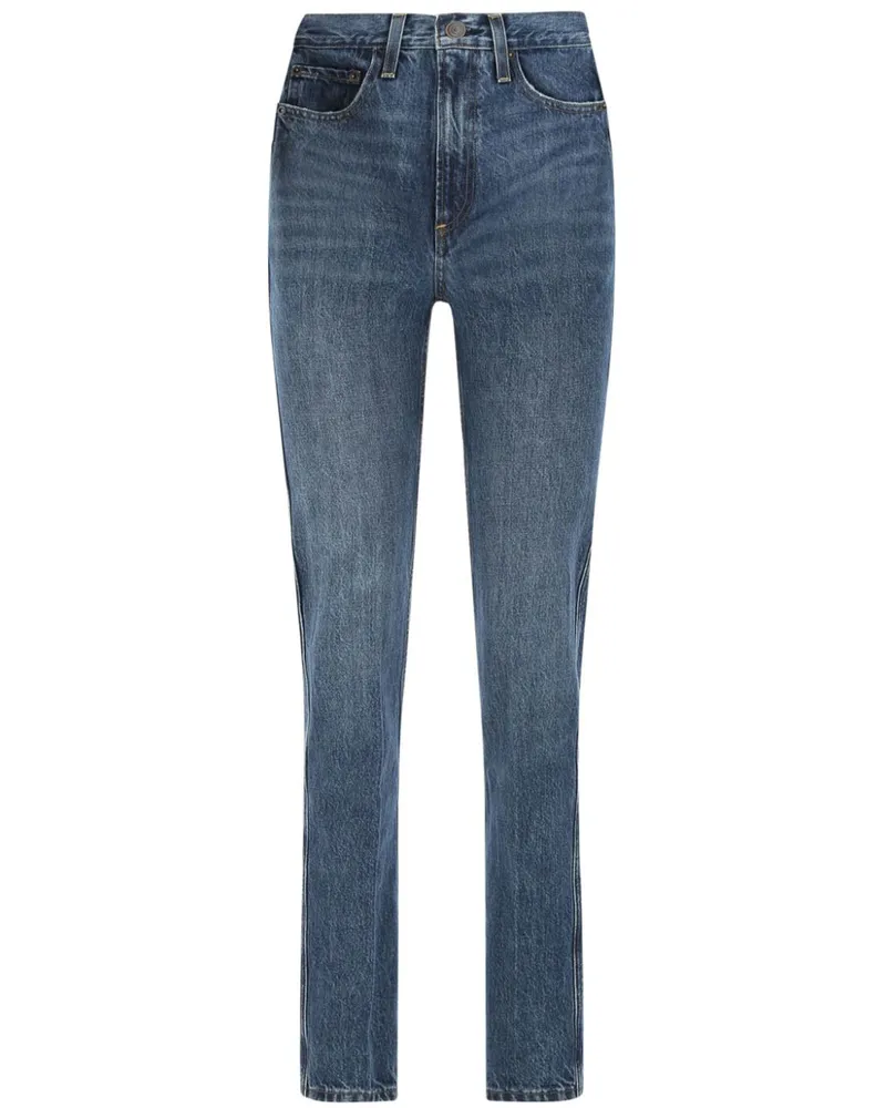 Co Jeans mit hohem Bund - Blau Blau