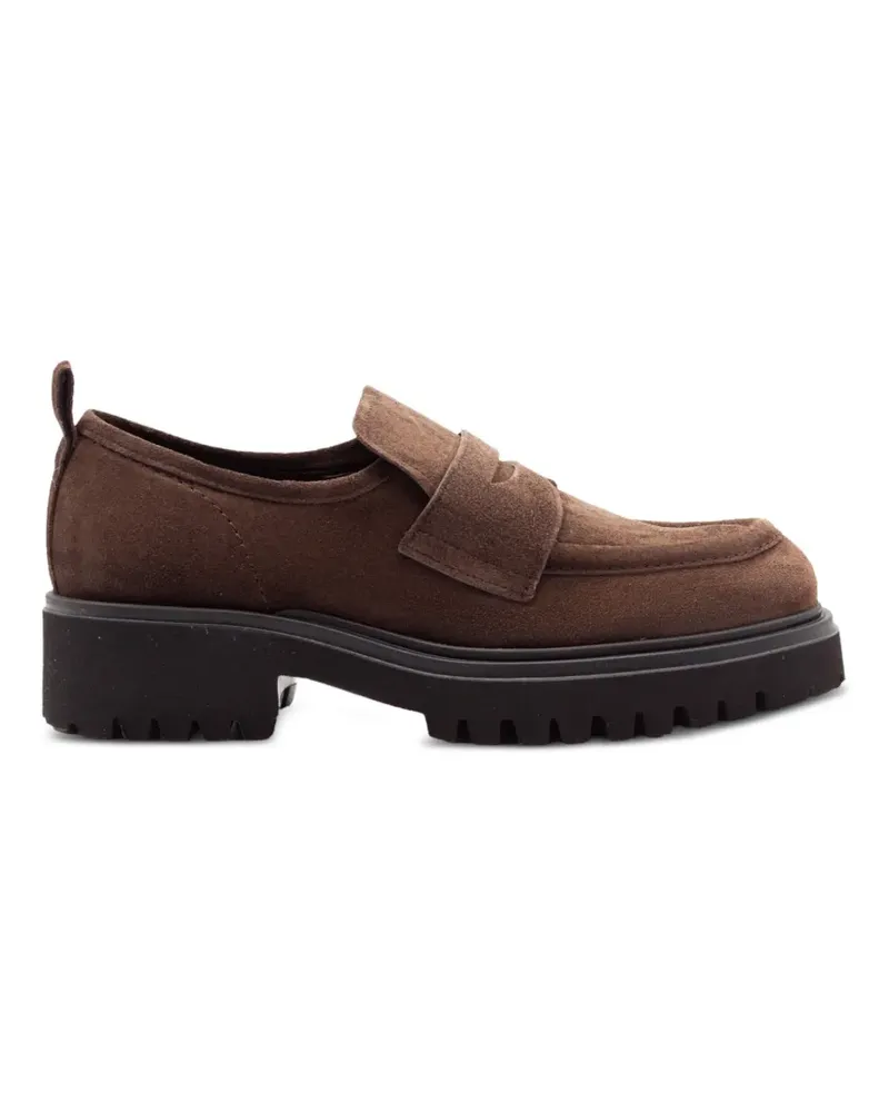 Guglielmo Rotta Loafer mit Plateau - Braun Braun