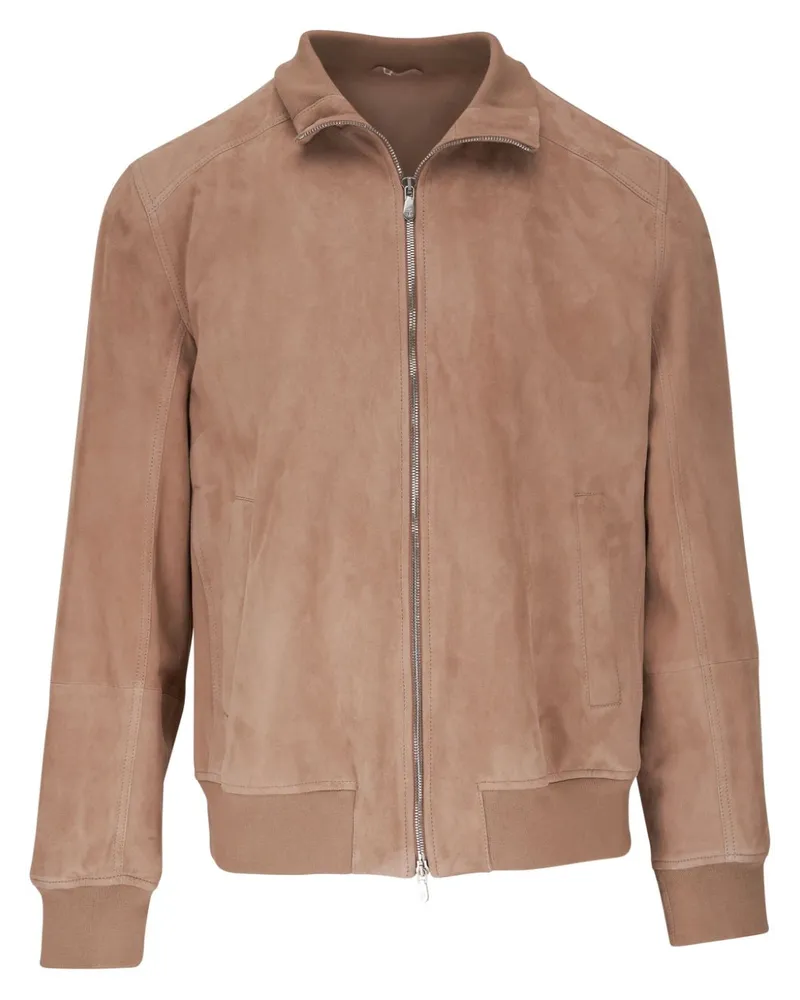 Brunello Cucinelli Bomberjacke aus Wildleder - Braun Braun