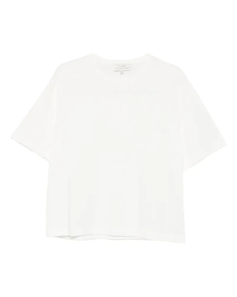 Studio Nicholson Lee T-Shirt mit rundem Ausschnitt - Nude Nude