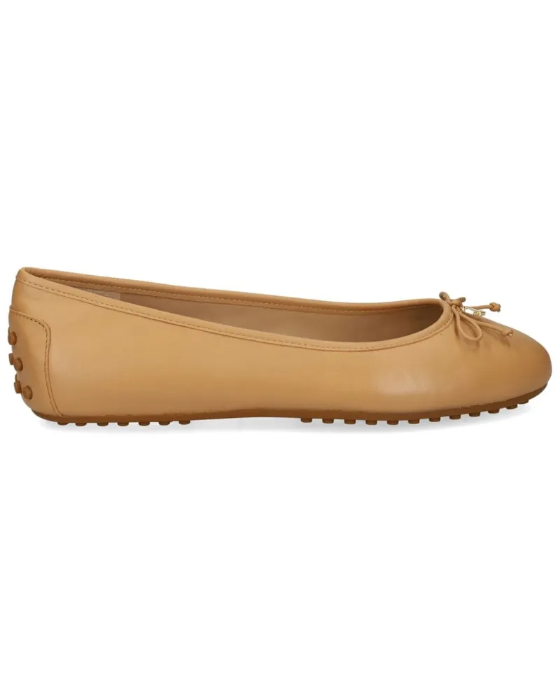 Ralph Lauren Ballerinas mit Schleifendetail - Nude Nude