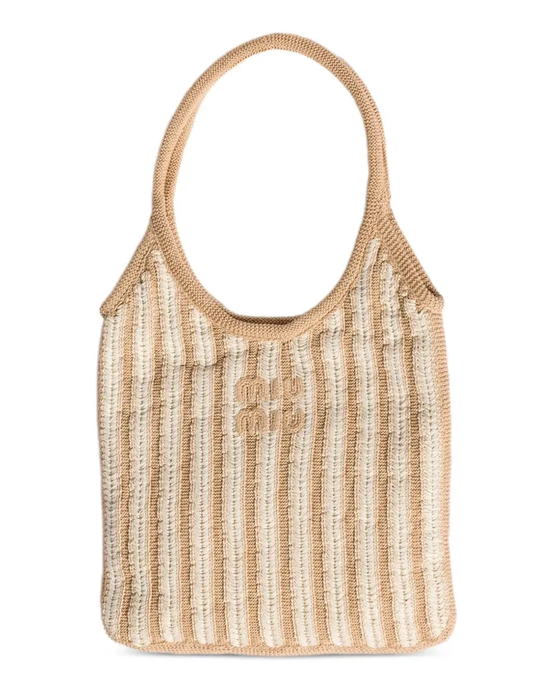 Miu Miu Ivy crochet bag - Nude Nude