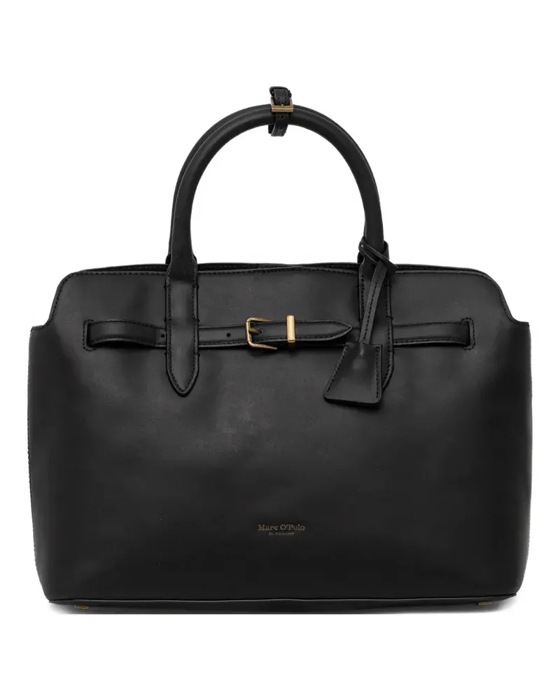 Marc O'Polo medium logo-detail tote bag - Schwarz Schwarz