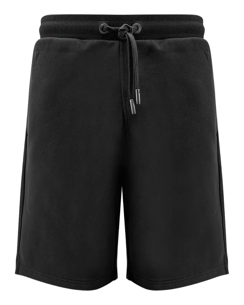 AMI Paris Ami de Coeur Shorts mit Kordelzug - Schwarz Schwarz