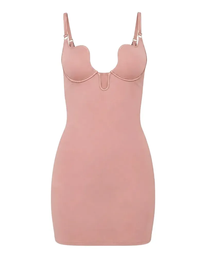 Fleur Du Mal underwired slip mini dress - Rosa Rosa