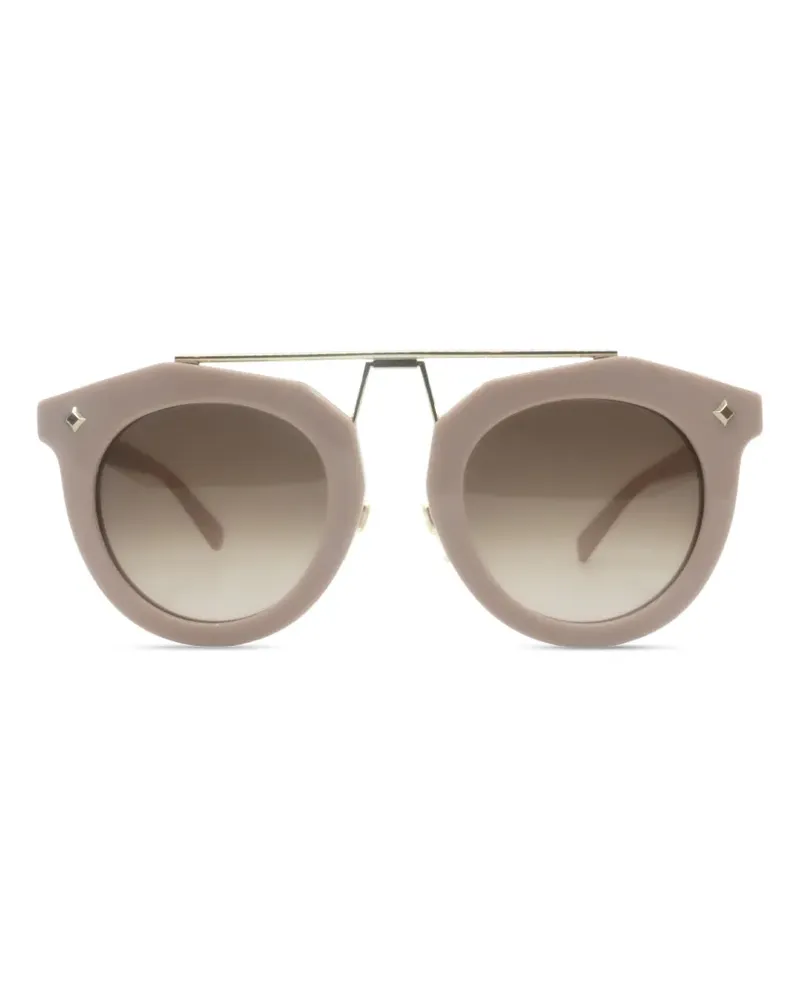 MCM Sonnenbrille mit geometrischem Gestell - Rosa Rosa