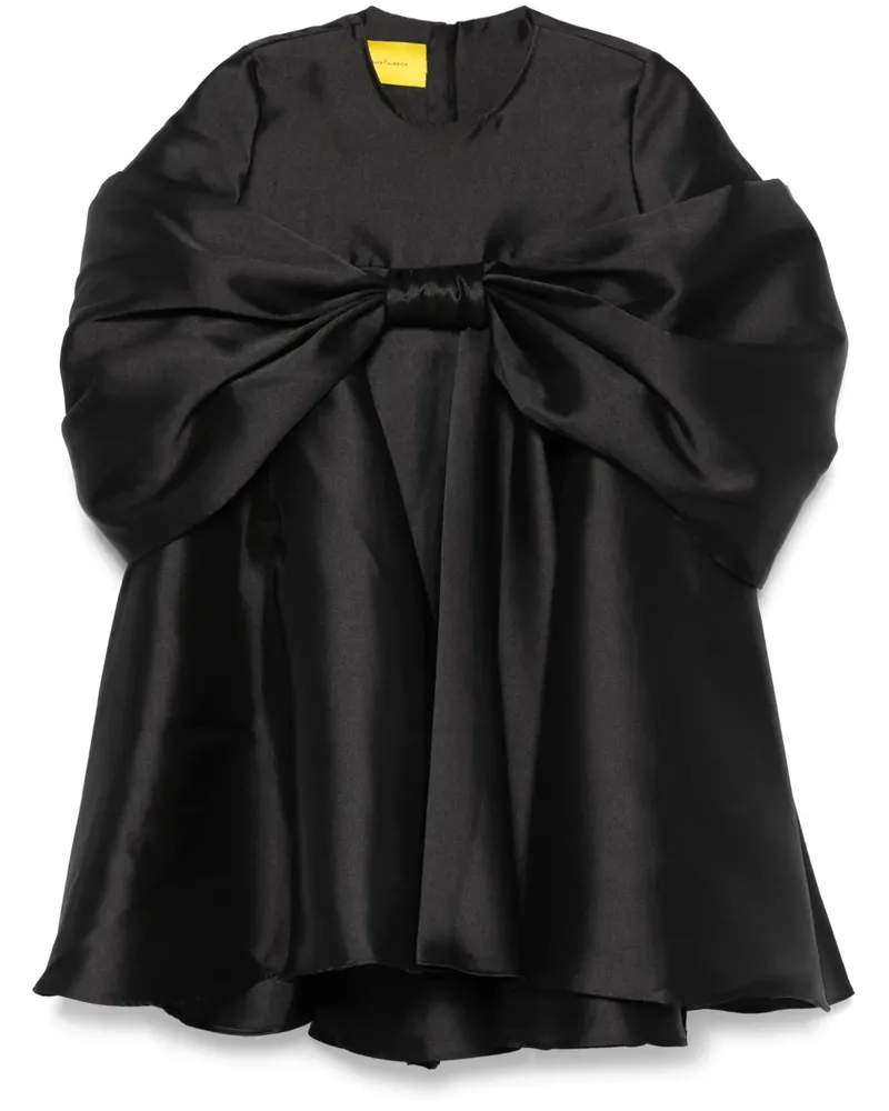 Marques ' Almeida Mikado Bow Midikleid - Schwarz Schwarz