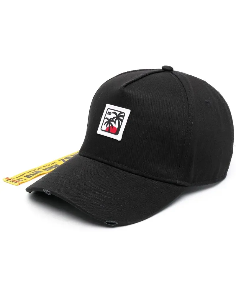 Dsquared2 Baseballkappe mit Logo-Patch - Schwarz Schwarz