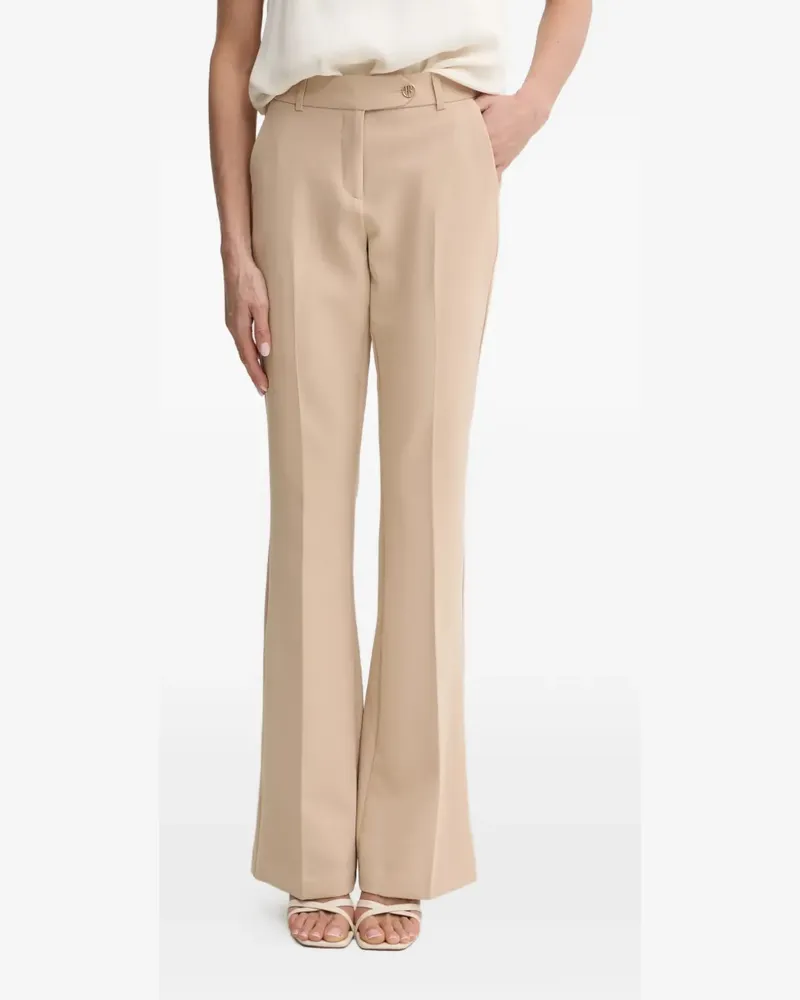 Fracomina flared trousers - Nude Nude