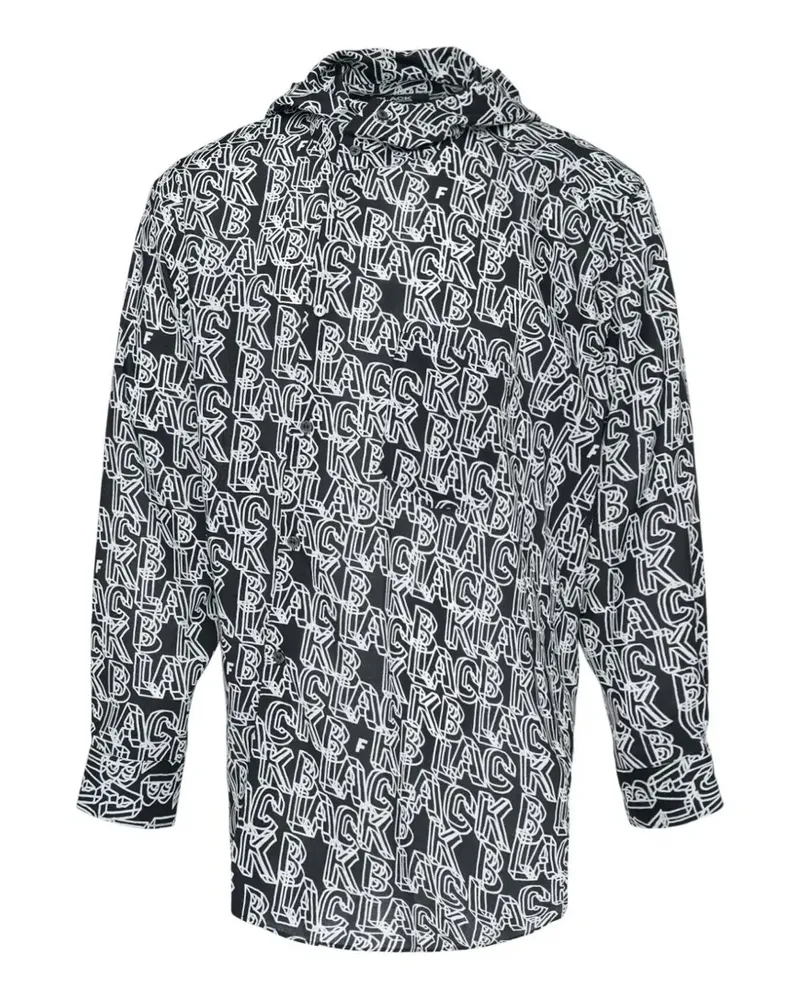 Comme des Garçons Hoodie mit Logo-Print - Schwarz Schwarz