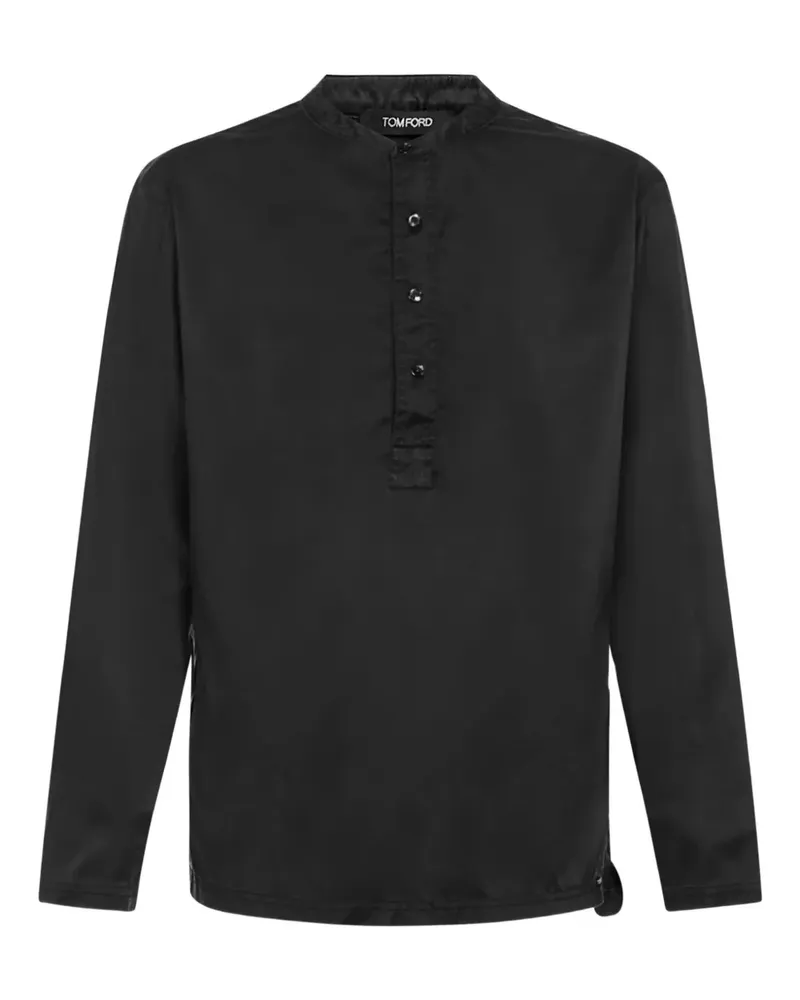 Tom Ford Pyjama-Oberteil mit Knopfleiste - Braun Braun