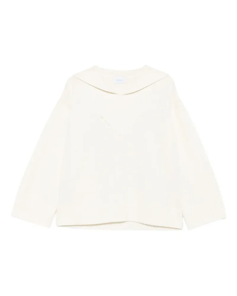 Malo Kaschmirpullover mit Matrosenkragen - Nude Nude
