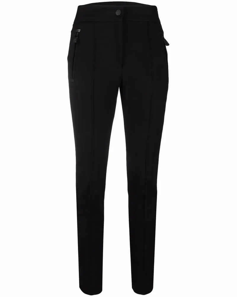 Moncler Schmale Hose mit Reißverschlusstaschen - Schwarz Schwarz