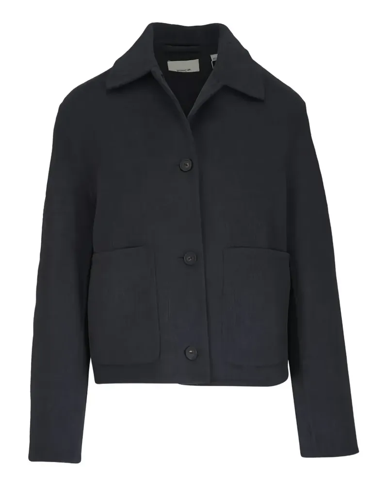 Vince Jacke mit breitem Kragen - Grau Grau