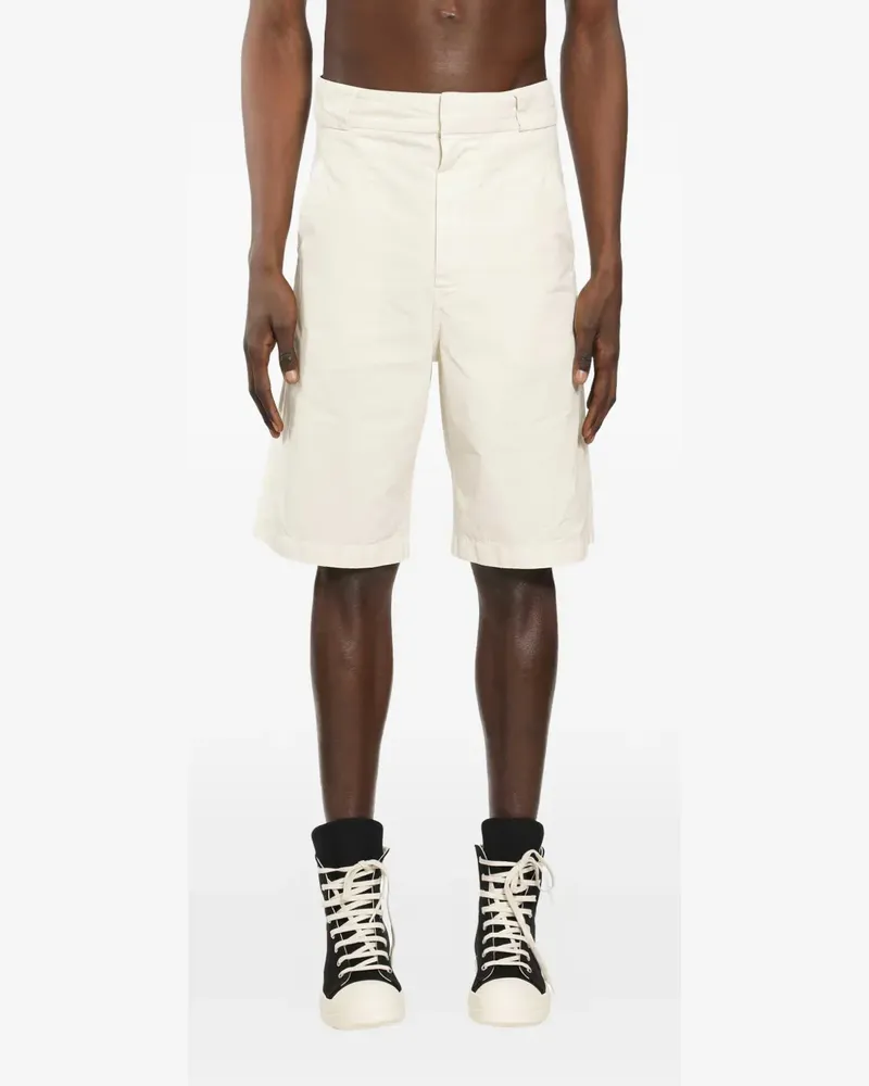 Fear of God logo-plaque shorts - Nude Nude
