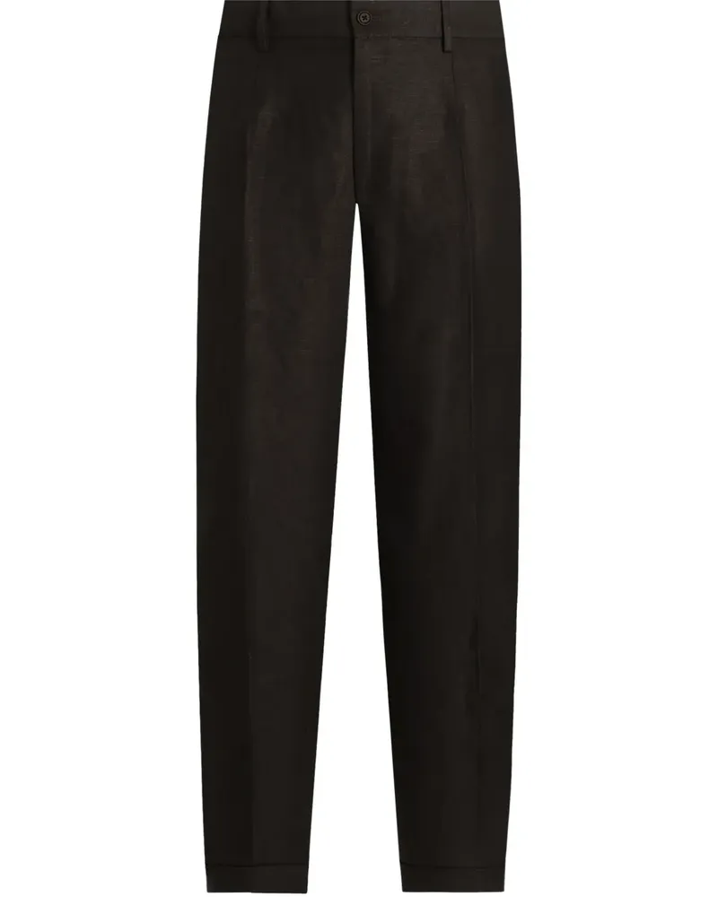 Dolce & Gabbana Klassische Hose - Schwarz Schwarz
