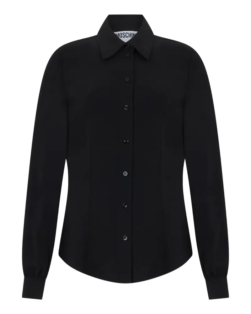 Moschino button-up long-sleeve shirt - Schwarz Schwarz