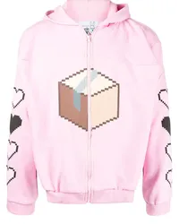 Natasha Zinko 8-bit Box Kapuzenjacke Rosa