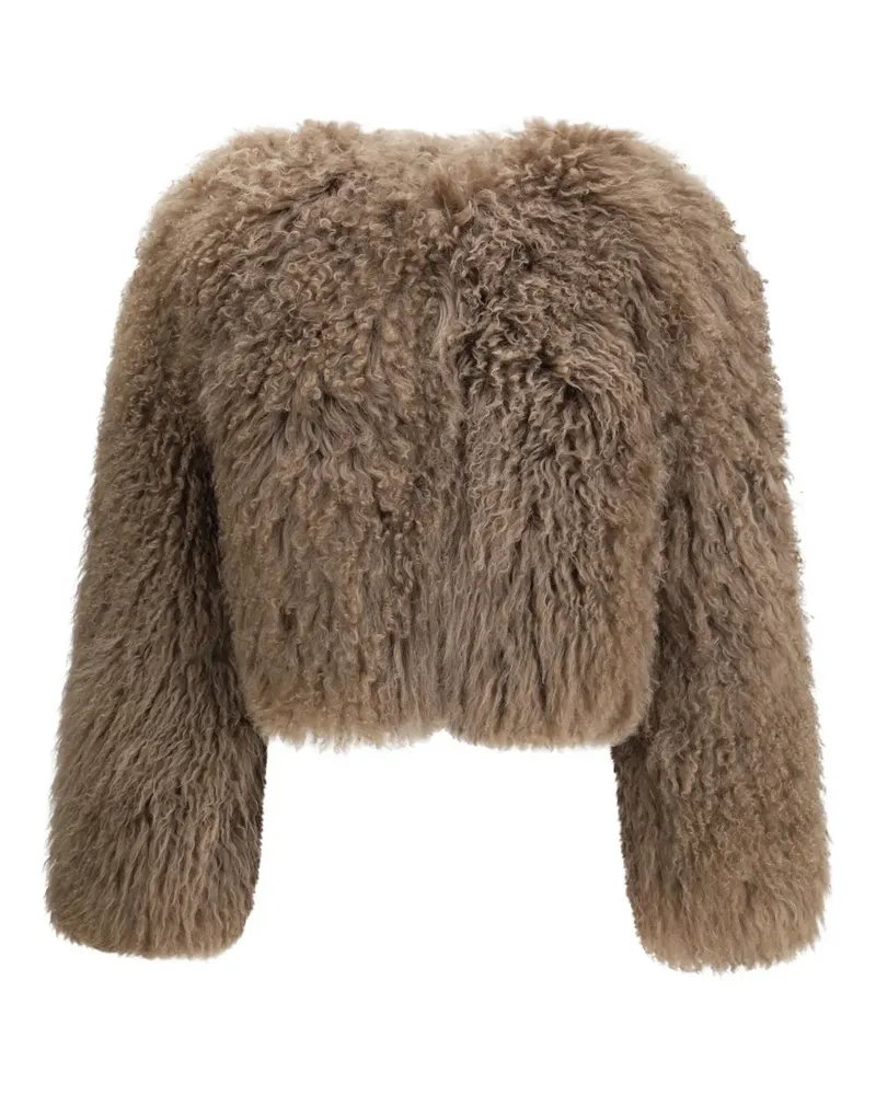s.w.o.r.d 6.6.44 fur jacket - Braun Braun