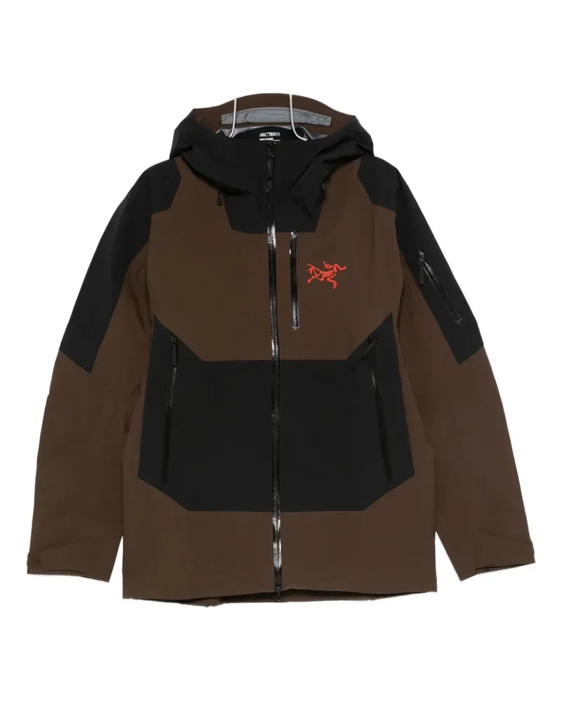 Arc'teryx zipped hooded raincoat - Grün Grün