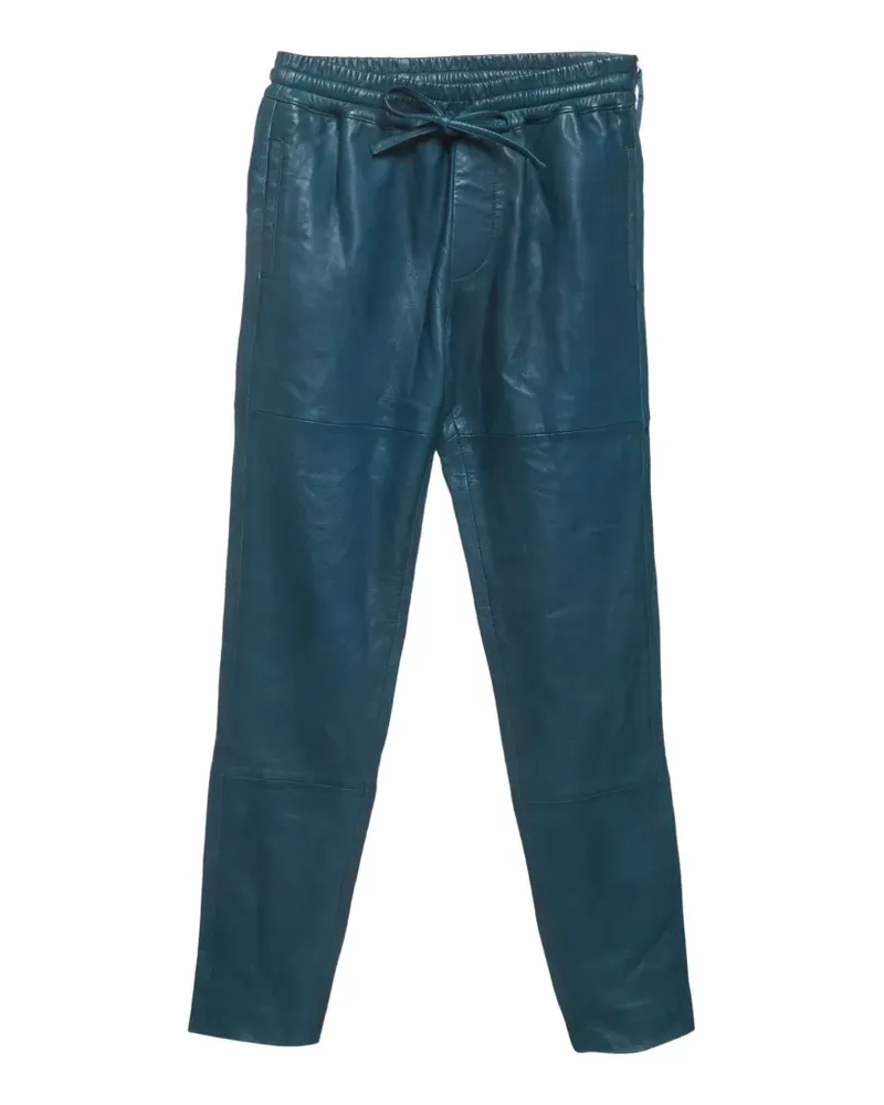 Zadig & Voltaire Parone Cuir Deluxe Lederhose - Blau Blau
