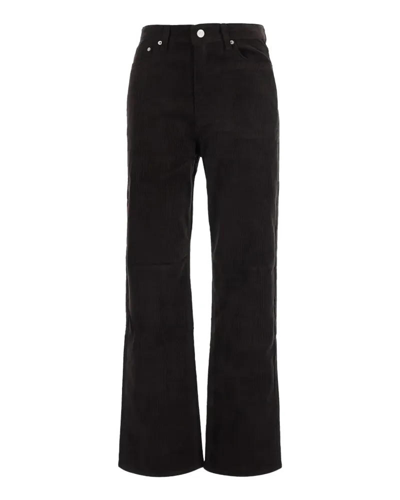 Dunst Gerade Hose mit Cord-Effekt - Braun Braun