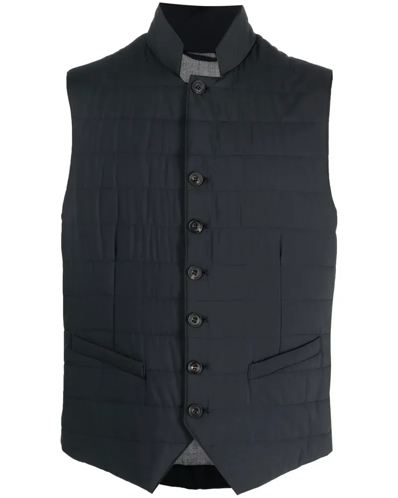 Corneliani Gesteppte Weste - Blau Blau