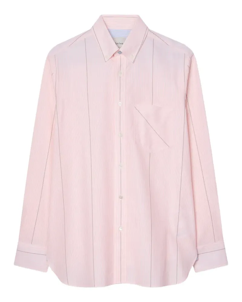 Paul Smith Gestreiftes Hemd - Rosa Rosa