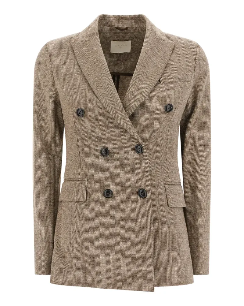 CIRCOLO 1901 double-breasted blazer - Braun Braun