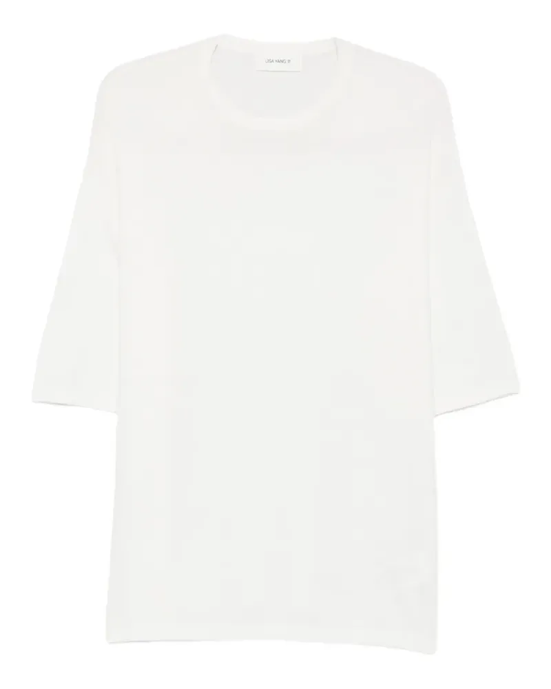 Lisa Yang Agnette Oversized-Pullover - Weiß Weiß