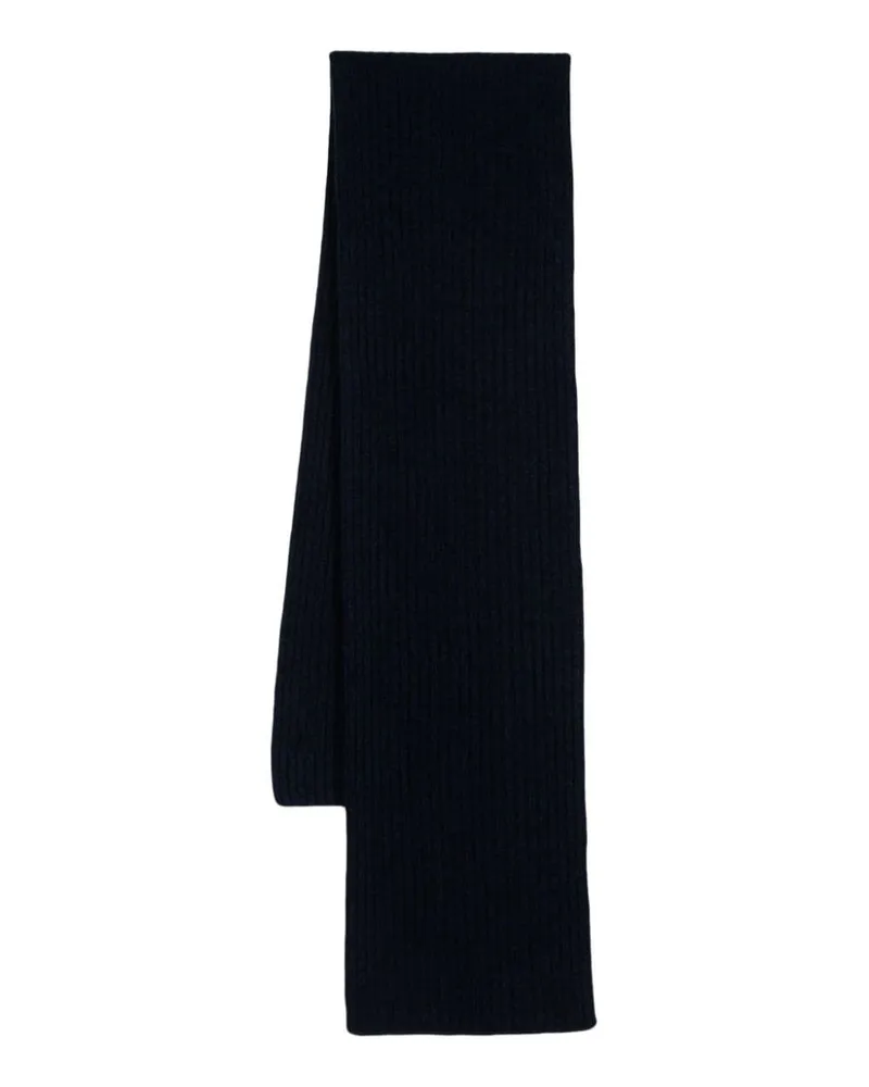 N.Peal Chunky Rib Schal - Blau Blau