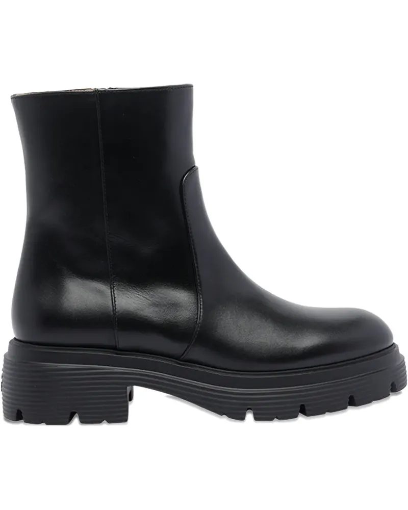 Stuart Weitzman Stiefel mit Plateau - Schwarz Schwarz
