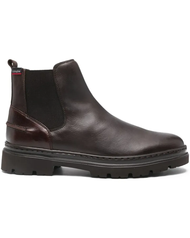CallagHan Klassische Chelsea-Boots - Braun Braun