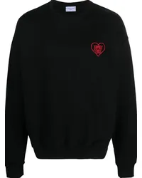 Family First Sweatshirt mit Logo-Stickerei Schwarz