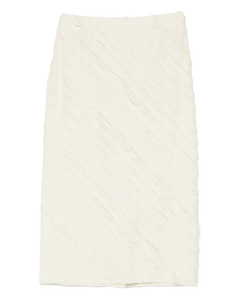 christian wijnants Simbi textured skirt - Gelb Gelb