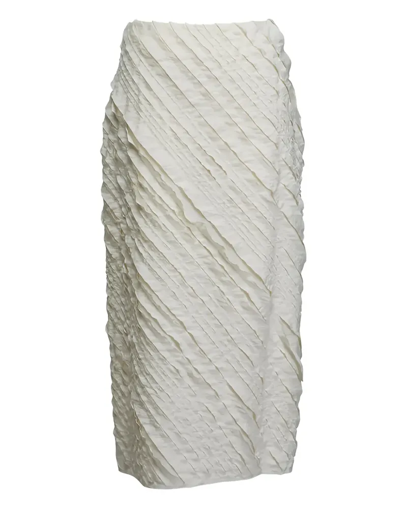 christian wijnants Strukturierter Simbi Rock - Gelb Gelb