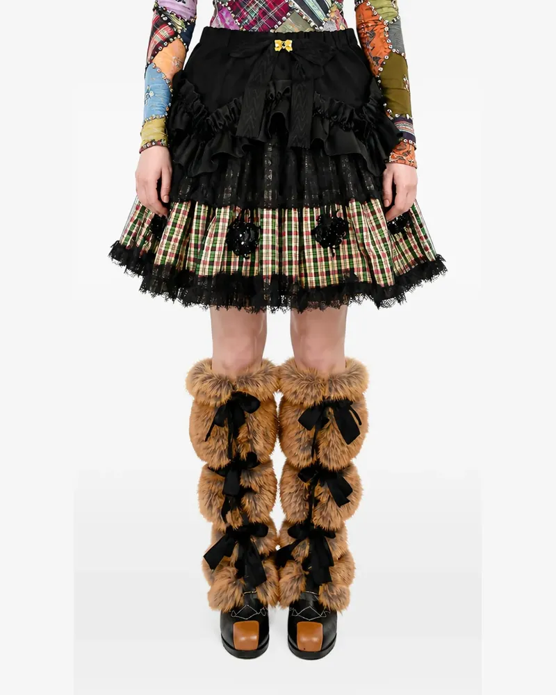 CHOPOVA LOWENA Fairway Regency mini skirt - Schwarz Schwarz