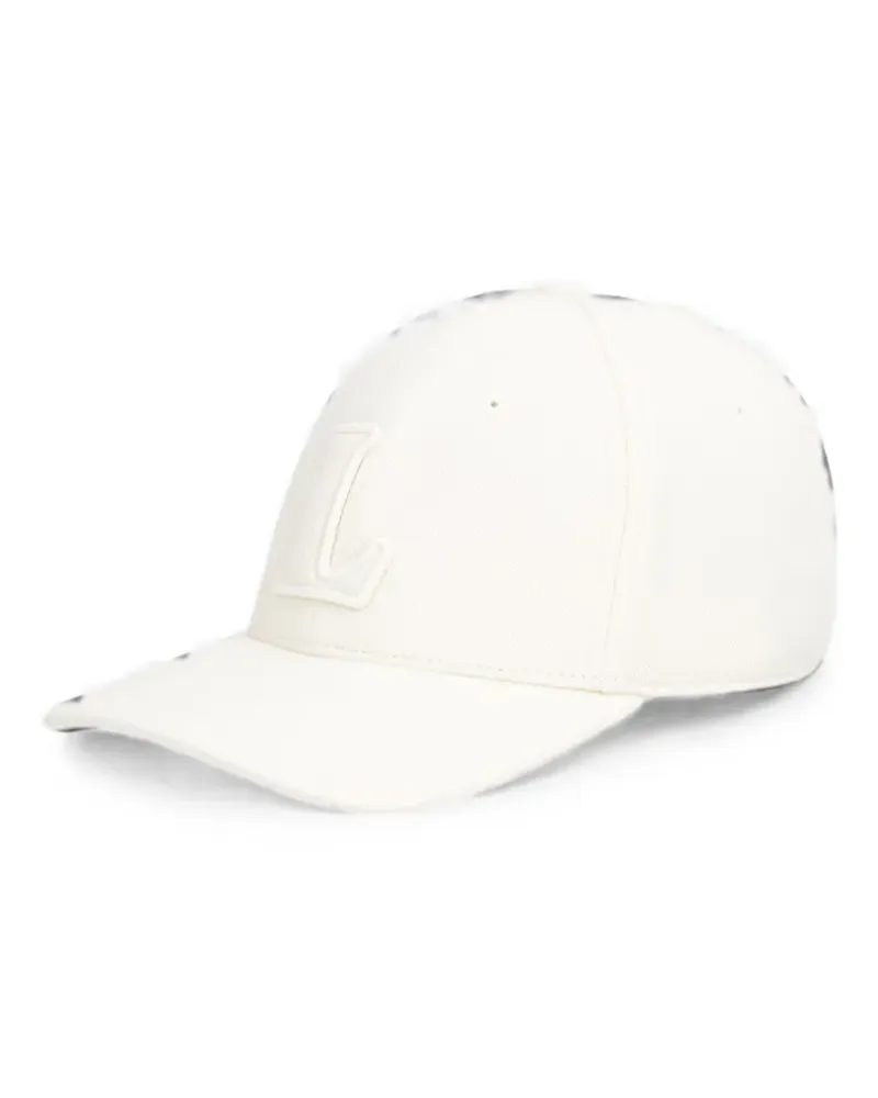 Lacoste logo-patch baseball cap - Nude Nude