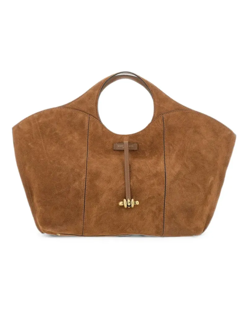 Gianni Chiarini Infinity suede tote bag - Braun Braun
