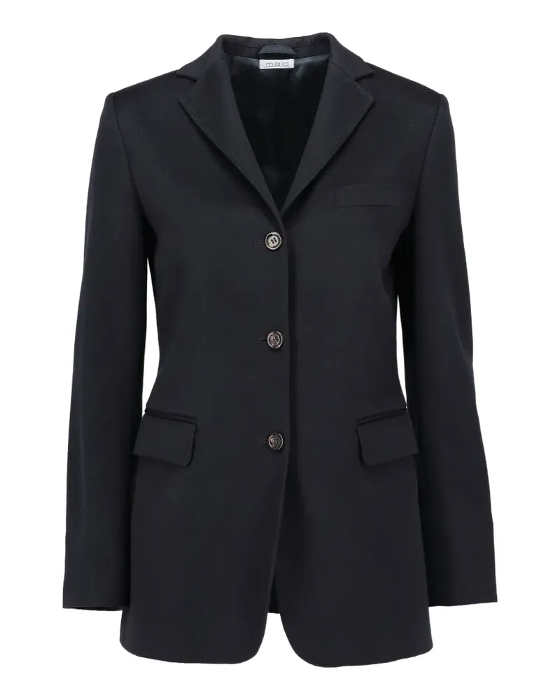 Malo single-breasted cashmere jacket - Blau Blau