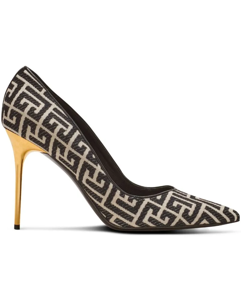 Balmain Ruby Pumps 95mm - Schwarz Schwarz