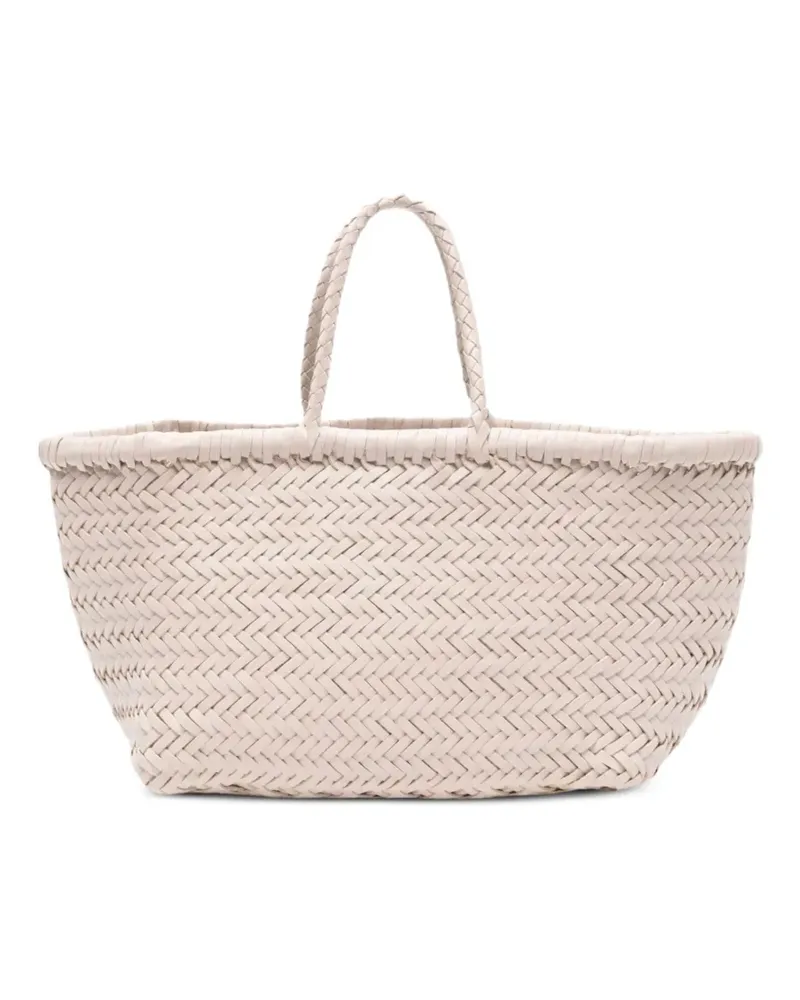 Dragon Diffusion woven-design tote bag - Nude Nude