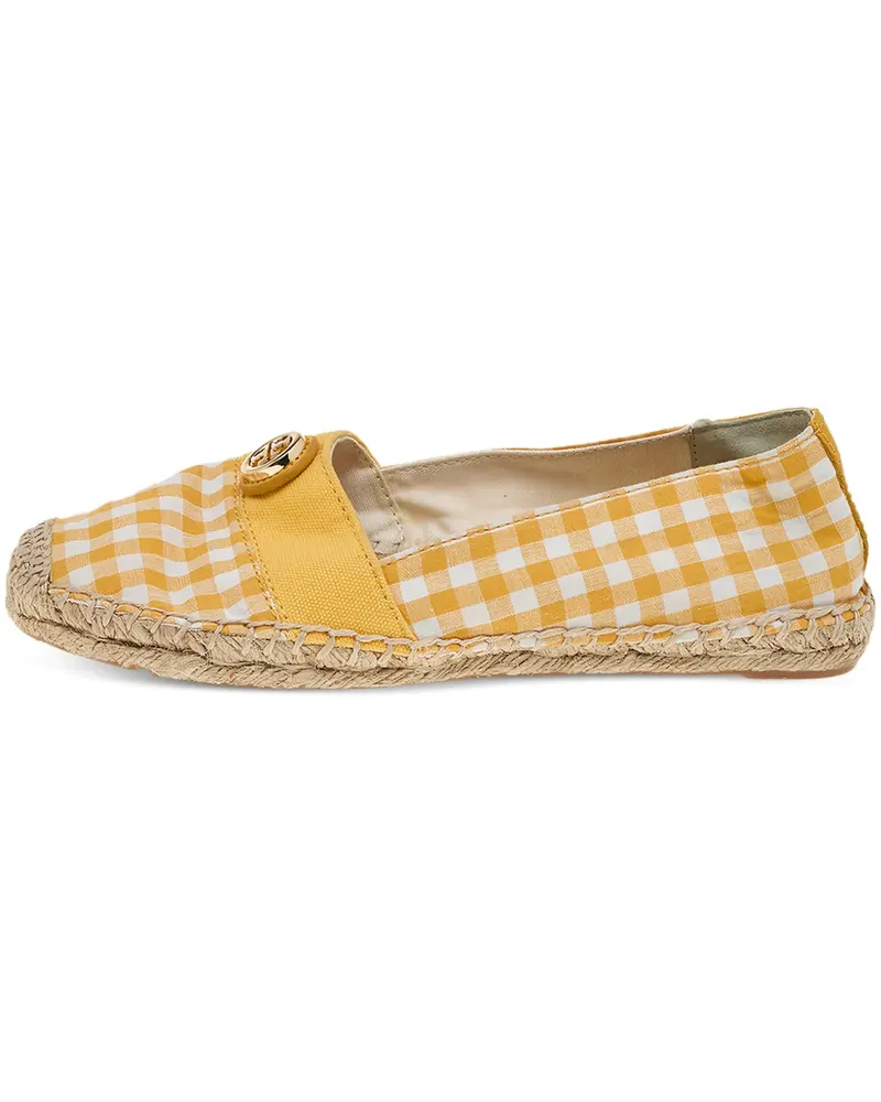 Tory Burch Pre-owned karierte Espadrilles - Gelb Gelb
