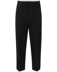 Elisabetta Franchi Klassische Cropped-Hose Schwarz